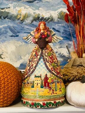 Jim Shore Harvest Angel Sculpture